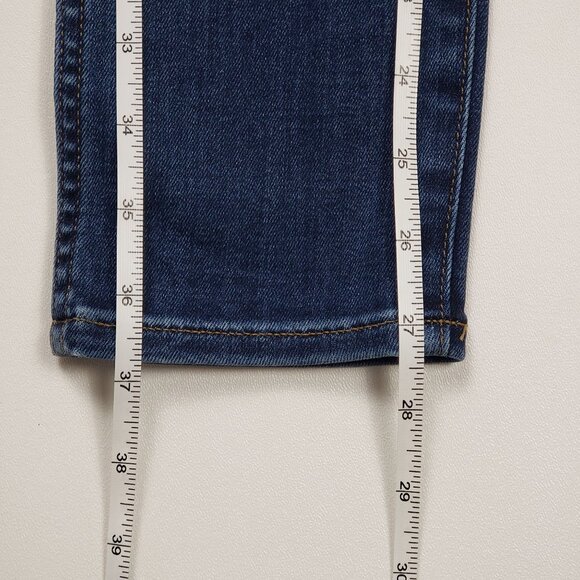 Madewell 10" High-Rise Skinny Jeans in Danny Wash: TENCEL™ Denim Edition Size 25 - Picture 5 of 16